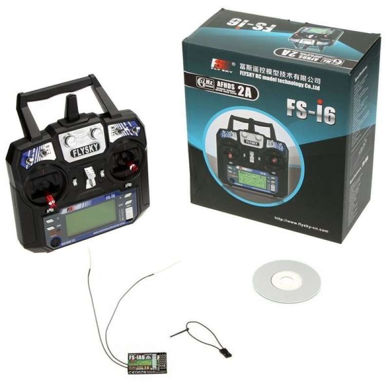 FlySky FS-i6 FS i6 2.4G 6CH AFHDS 2A Remote Control Transmitter W/ FS-iA6
