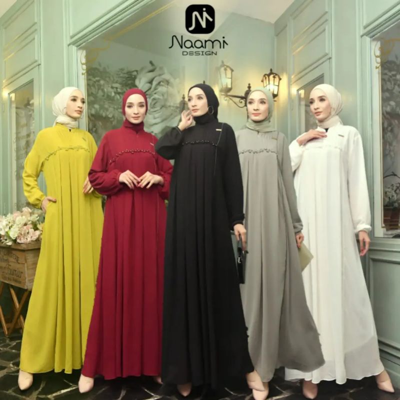 gamis maryam series by naami design best seller