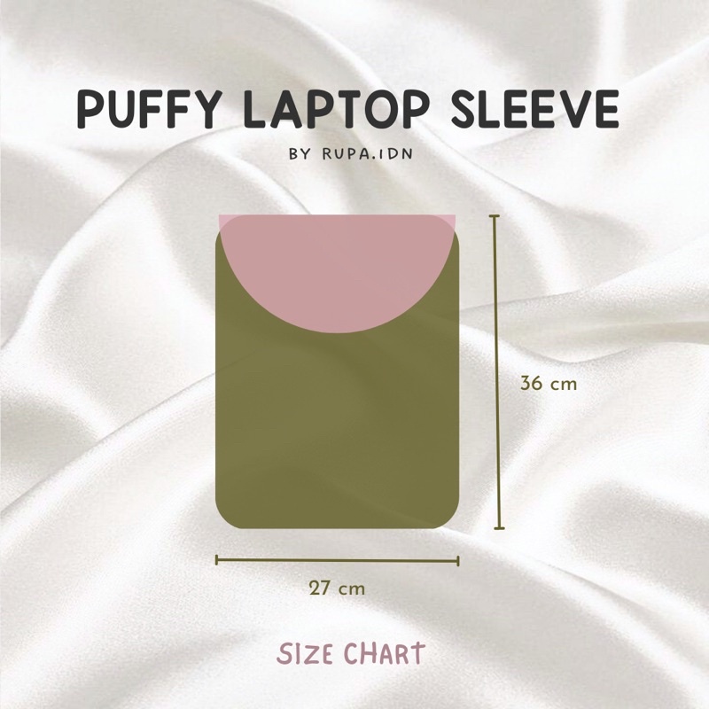 Rupa.idn Puffy Laptop Sleeve