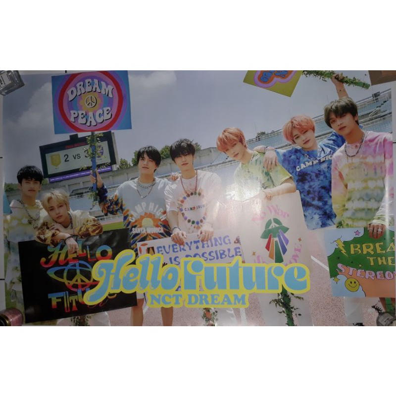 OFFICIAL ROLLED POSTER HELLO FUTURE NCT DREAM