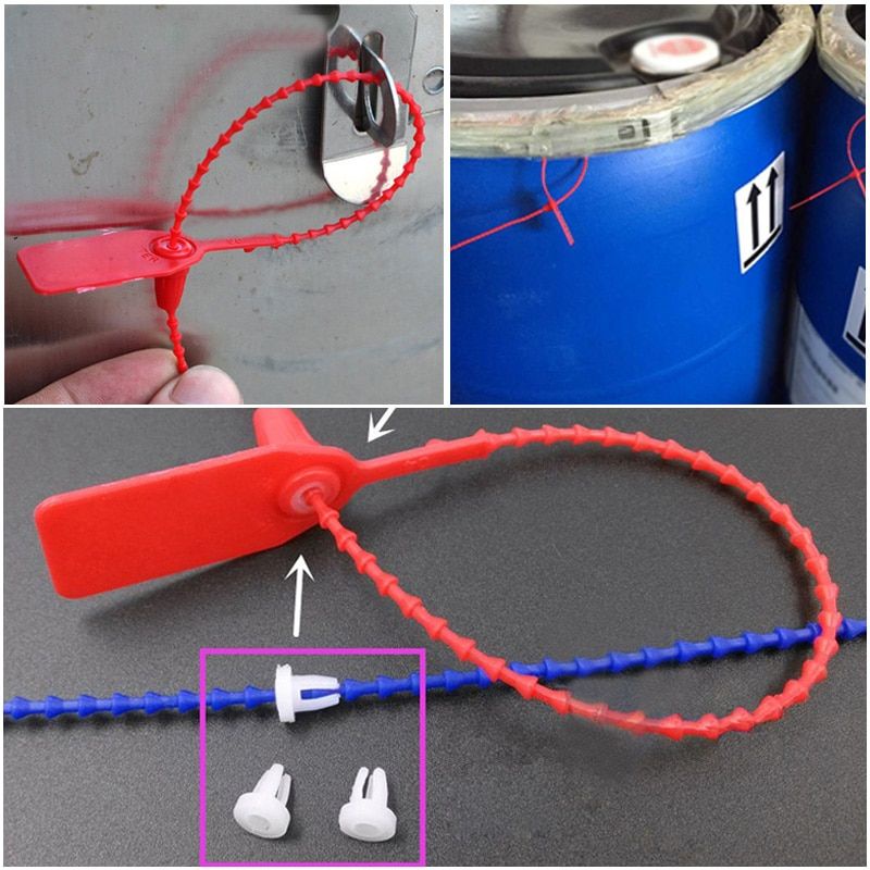 

100Pcs Security Seal 25Cm Segel Koper Segel Locis Security Seal Locis Satu Kunci