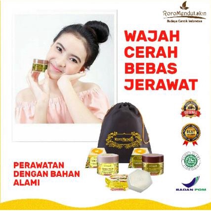 ^ KYRA ^ Roro Mendut Paket Starter Temulawak Day Cream Night Cream Soap Bar Skincare Skin Care