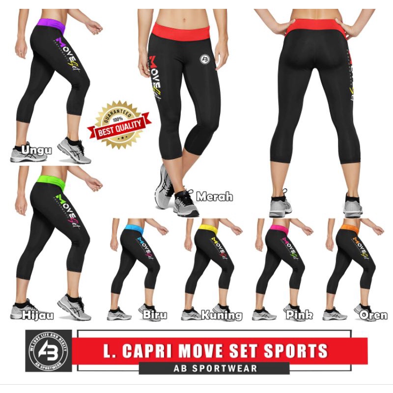 Legging Capri Move Set Sport AB Sportwear