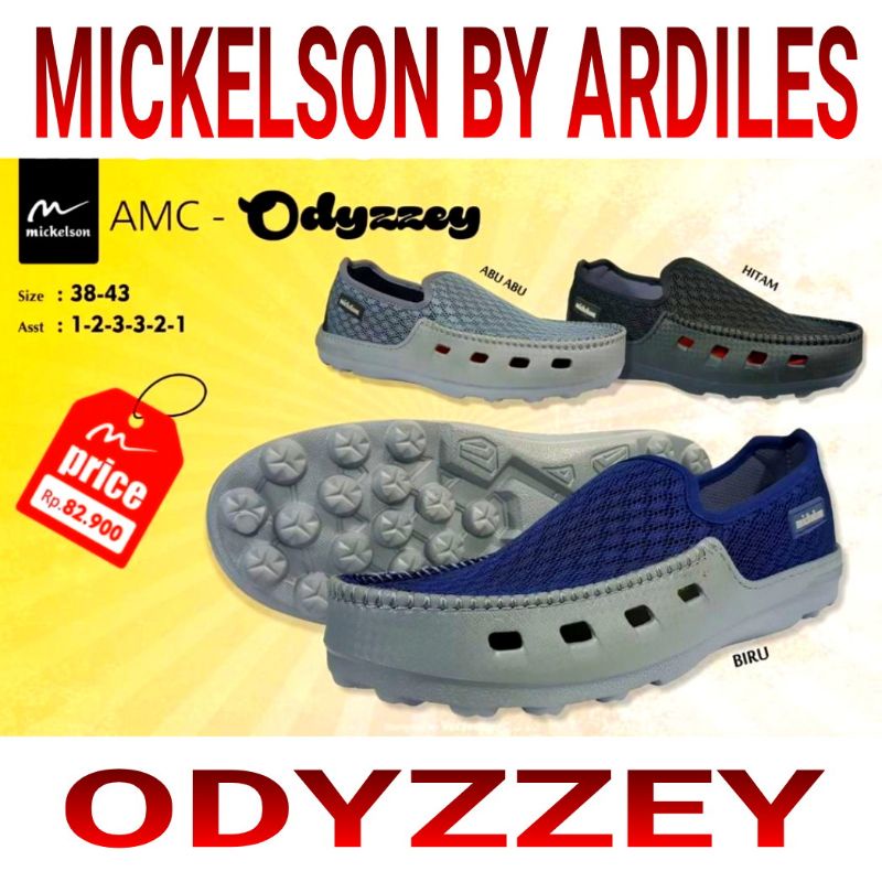 SEPATU PRIA SLIP ON MICKELSON ODYZZEY BY ARDILES ORIGINAL TRENDY KEREN ELEGAN MURAH