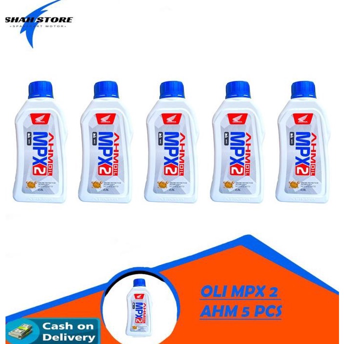 Oli Mpx 2 Matic Ahm Honda 5 Pcs Oli Motor Matic Honda Terlaris