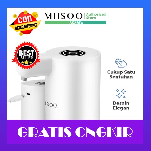 Pompa Galon Elektrik Q2 Led Dispenser Air Minum Recharge Otomatis Pump Electric Wireless Listrik Pom