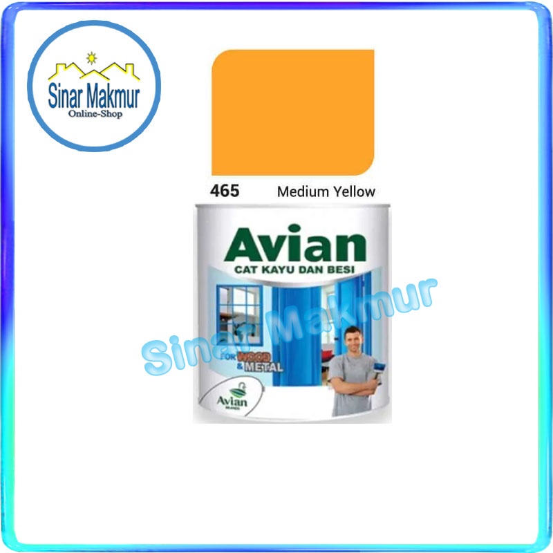 Cat Kayu Besi 100 CC 100 ML 465 Yellow (AVIAN)