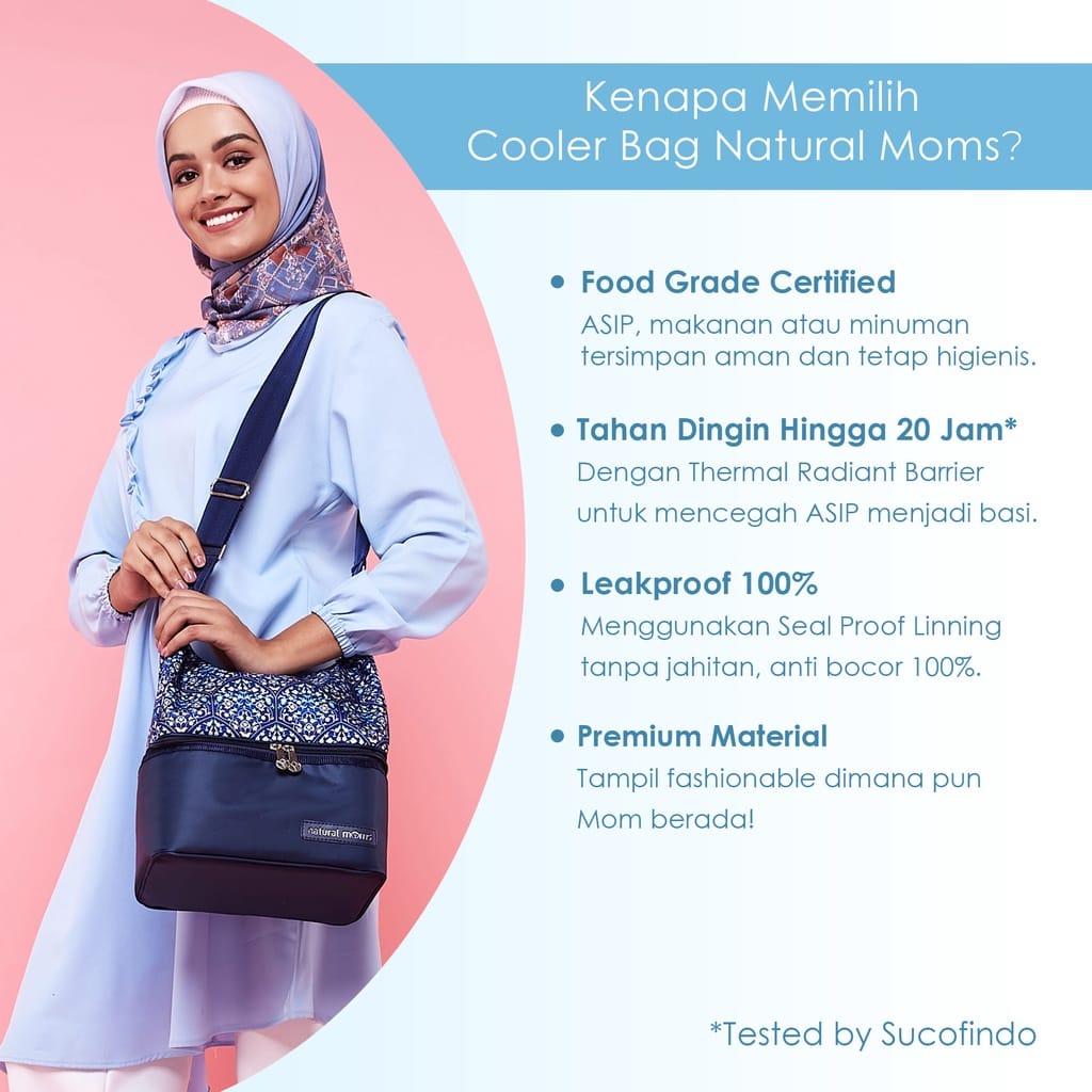 Natural Moms Tote Bag - Tas Penyimpan ASI