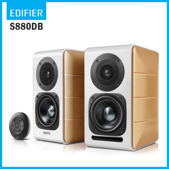 Edifier Hi-Res Audio Active 2.0 Bluetooth Bookshelf Speakers - S880DB