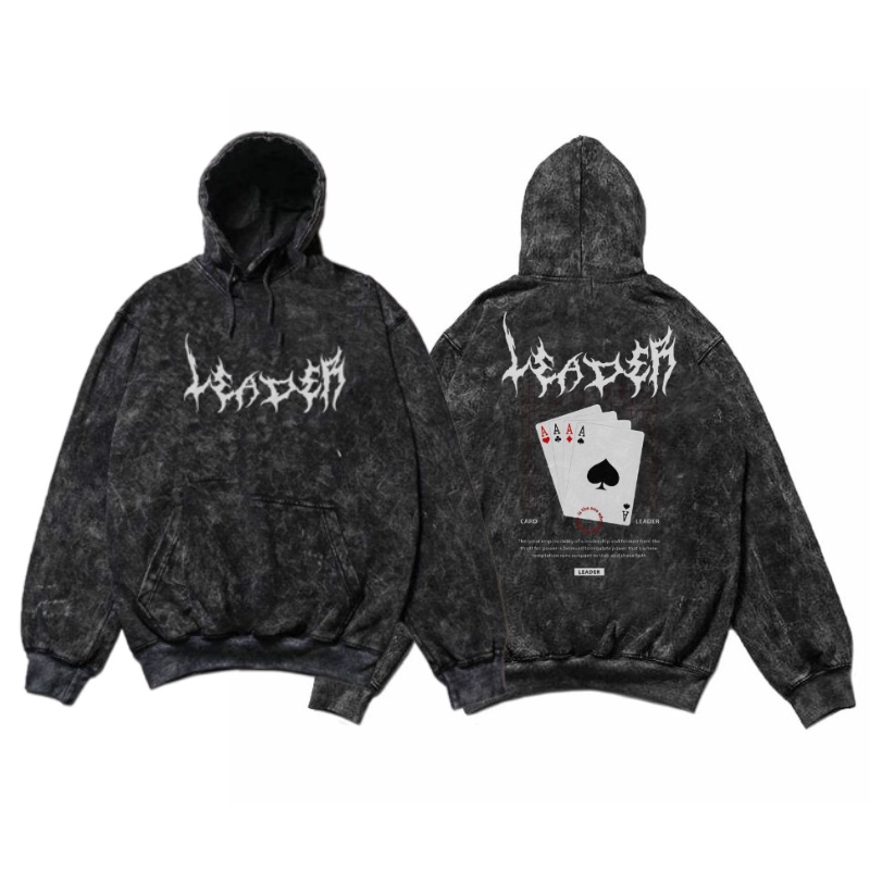 JAKET HOODIE GRAPHIC WASHED POISON &quot;METAL&quot; [HDW_637]
