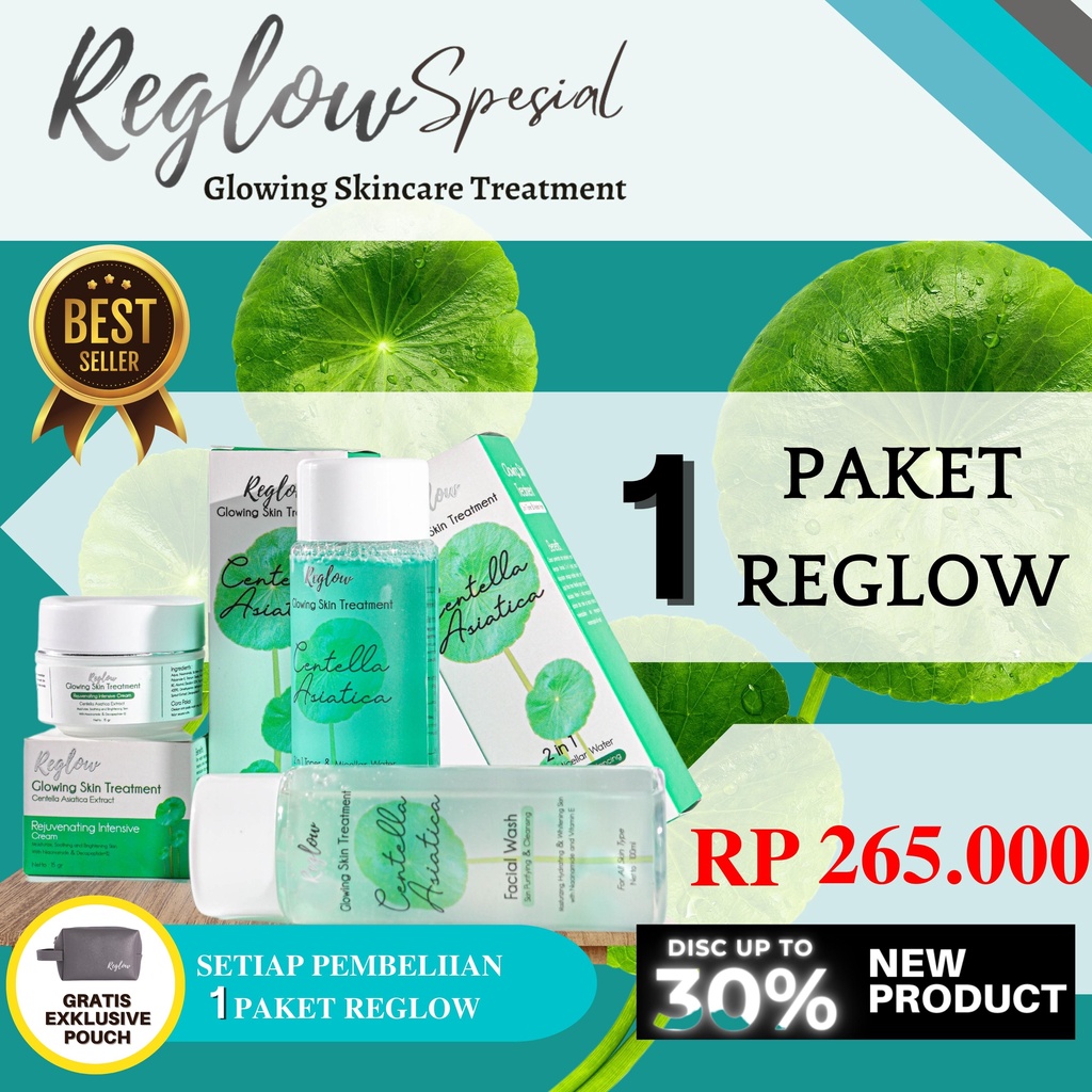 REGLOW SKINCARE ORIGINAL SKIN TREATMENT BY DR SHINDY reglow paket reglow Reglow glowing skin treatme