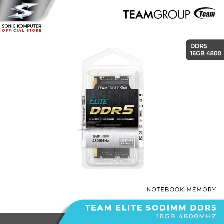 RAM Laptop Team Elite SODIMM DDR5 16B 4800MHz Laptop Memory
