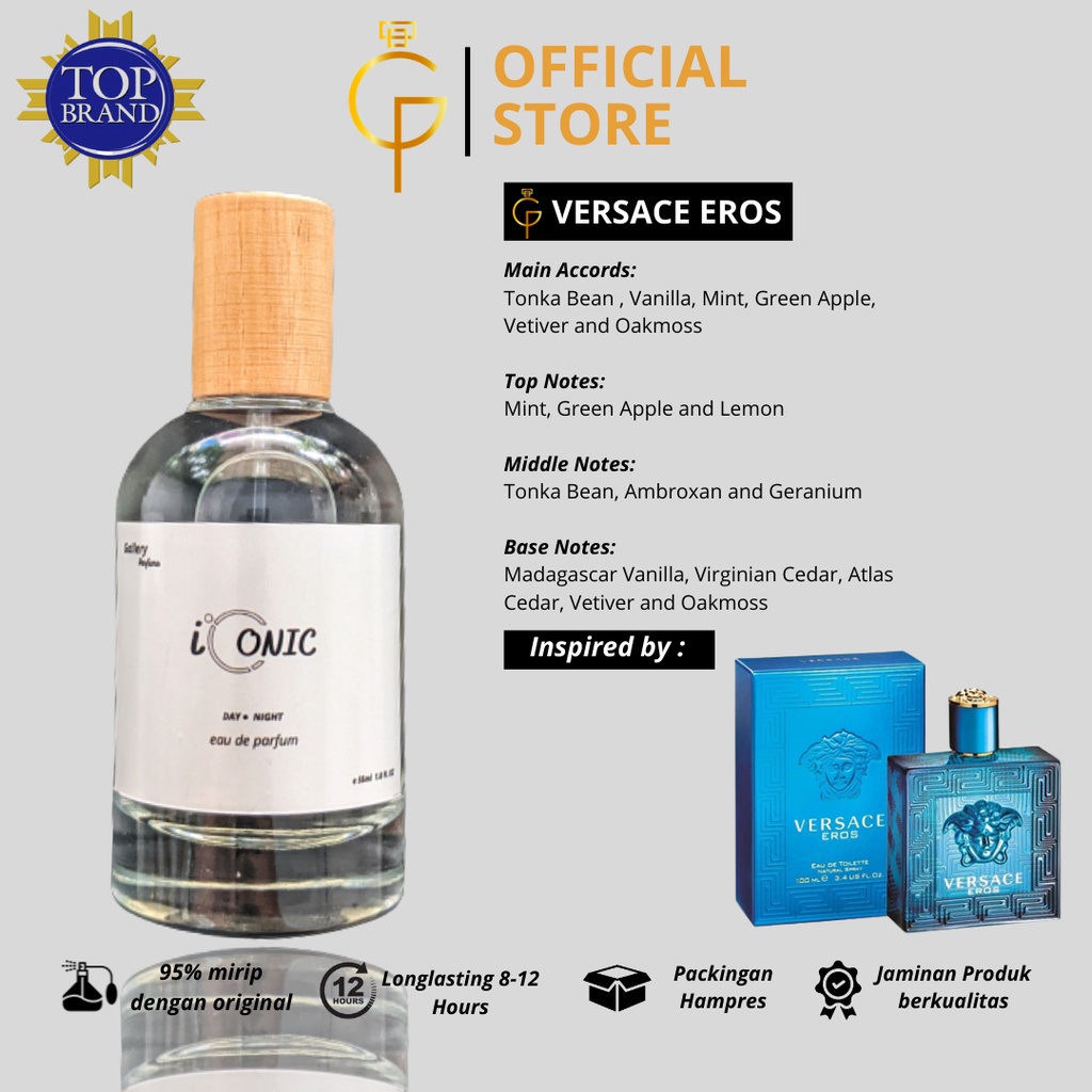 Parfum Versace Eros Dupe 35/55ml by ICONIC - Parfum unisex