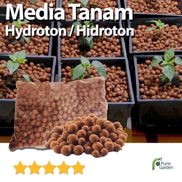 Media Tanam Hidroton Hydroton 1Liter PG KDR