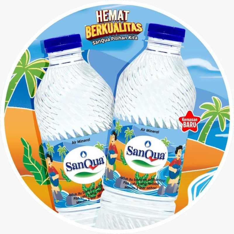 

Air Mineral Sanqua Botol 600ml