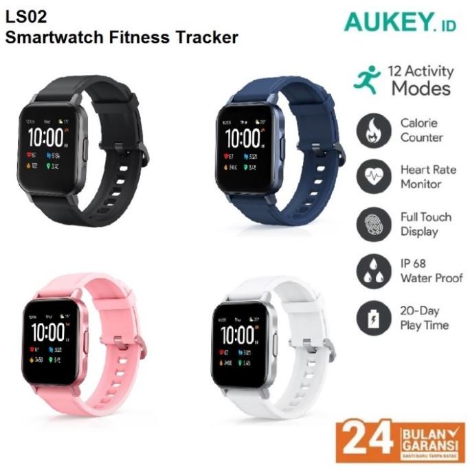 Sale AUKEY LS02 - Smartwatch Fitness Tracker Waterproof Heart Rate Sensor SMART WATCH PRIA/SMART WATCH WANITA/SMART WATCH ANAK