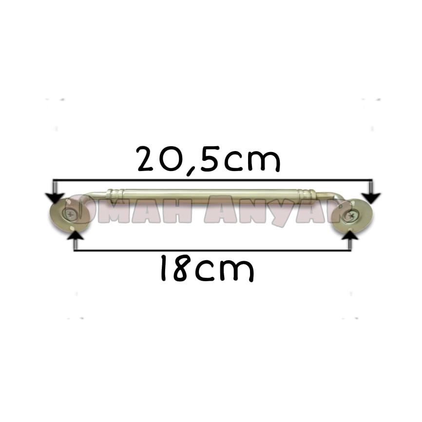 Handle Tarikan Lemari Laci UT 20 BULAT SN