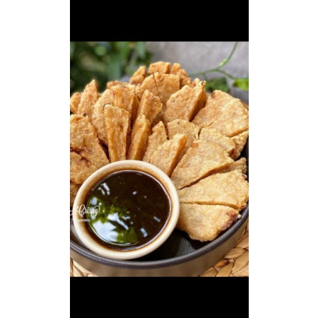 

pempek palembang asli/pempek kulit krispy isi 10 pcs+cuko 50ml