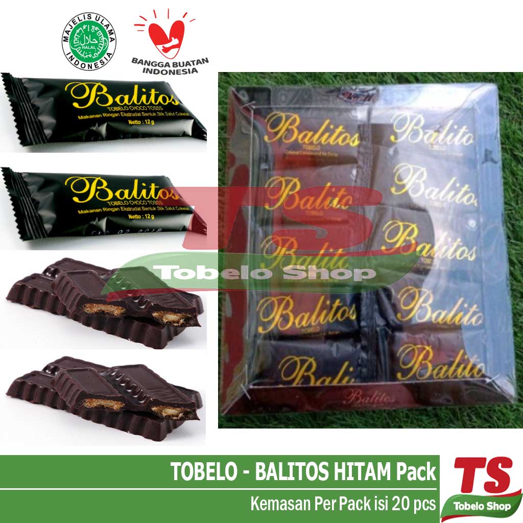 

TOBELO BALITOS HITAM (PACK) / TOBELO BALITOS / COKLAT TOBELO / COKLAT BALITOS / COKLAT BALI