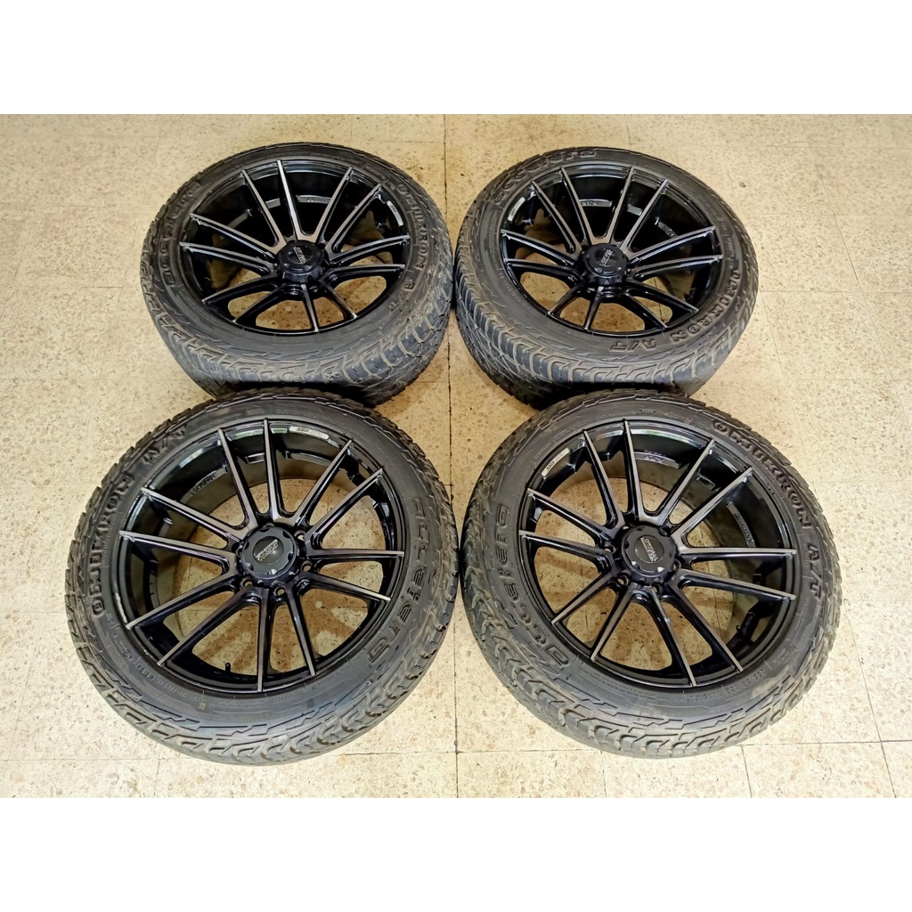 velg mobil bekas fortuner ring 20 lebar 9,5 lubang 6 + ban