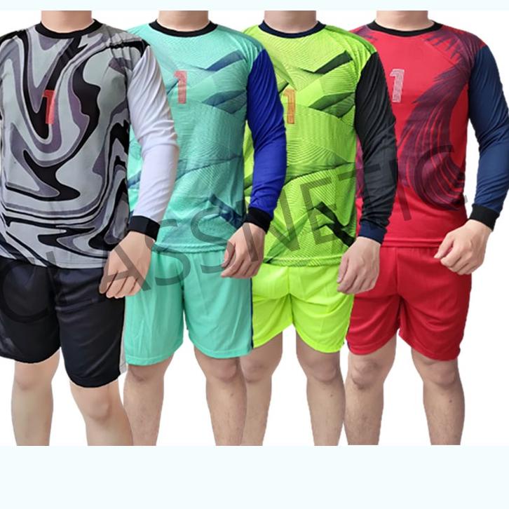 Terbaru BAJU KAOS BOLA SETELAN KIPER PANJANG FUTSAL PRIA / COWOK DEWASA MOTIF SAYAP TERBARU MURAH ,.