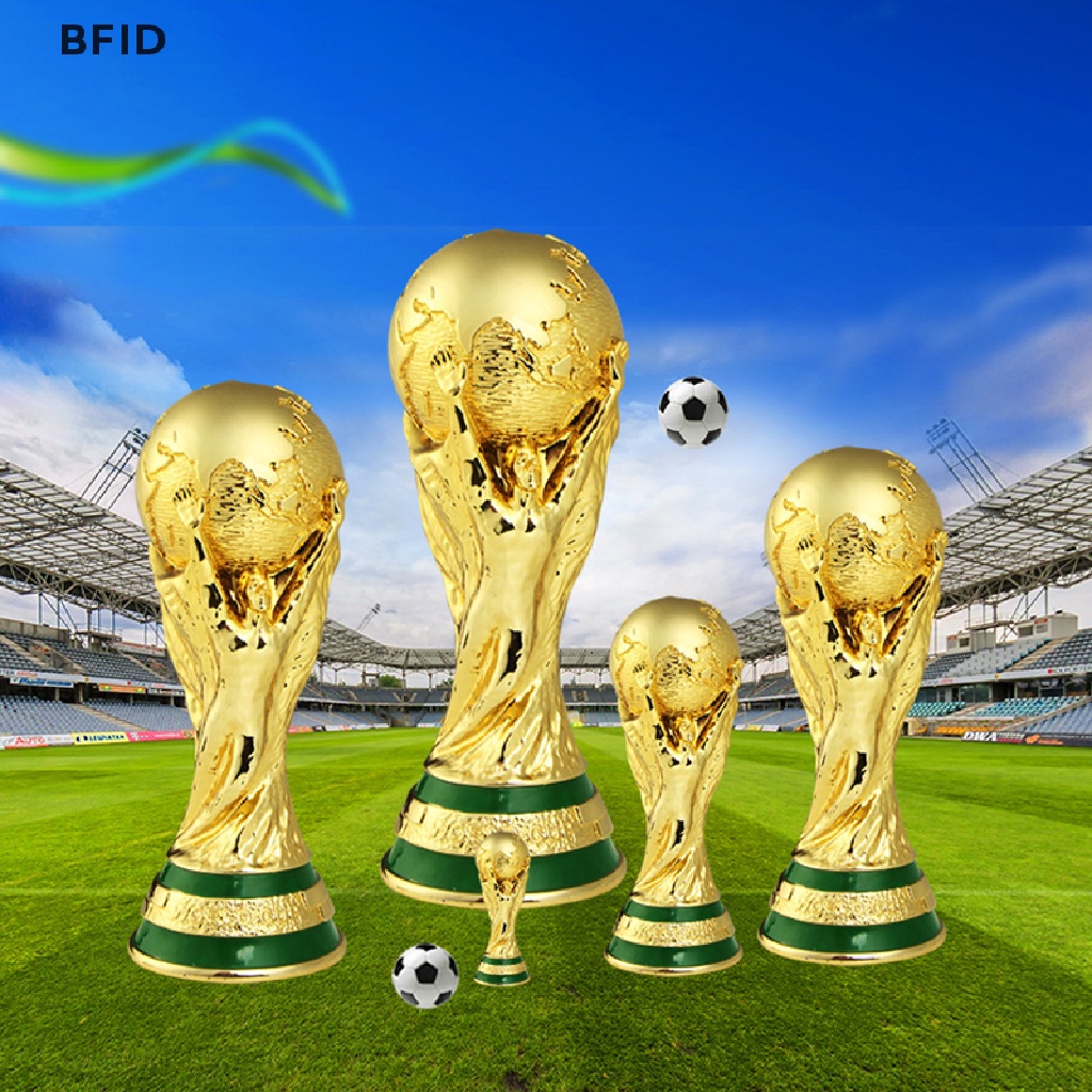 [BFID] Piala Sepak Bola Piala Dunia Replika Resin Model Piala Kipas Sepak Bola Hadiah Souvenir [ID]