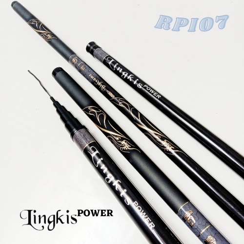 Tegek Genzo LINGKIS POWER Big Game Tegek Baronang GRATIS UJUNG DAN PVC