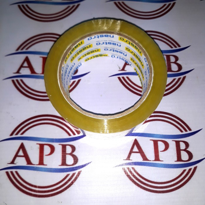 

*#*#*#] Nastro - Lakban / isolasi bening 90 yard plastik per pcs