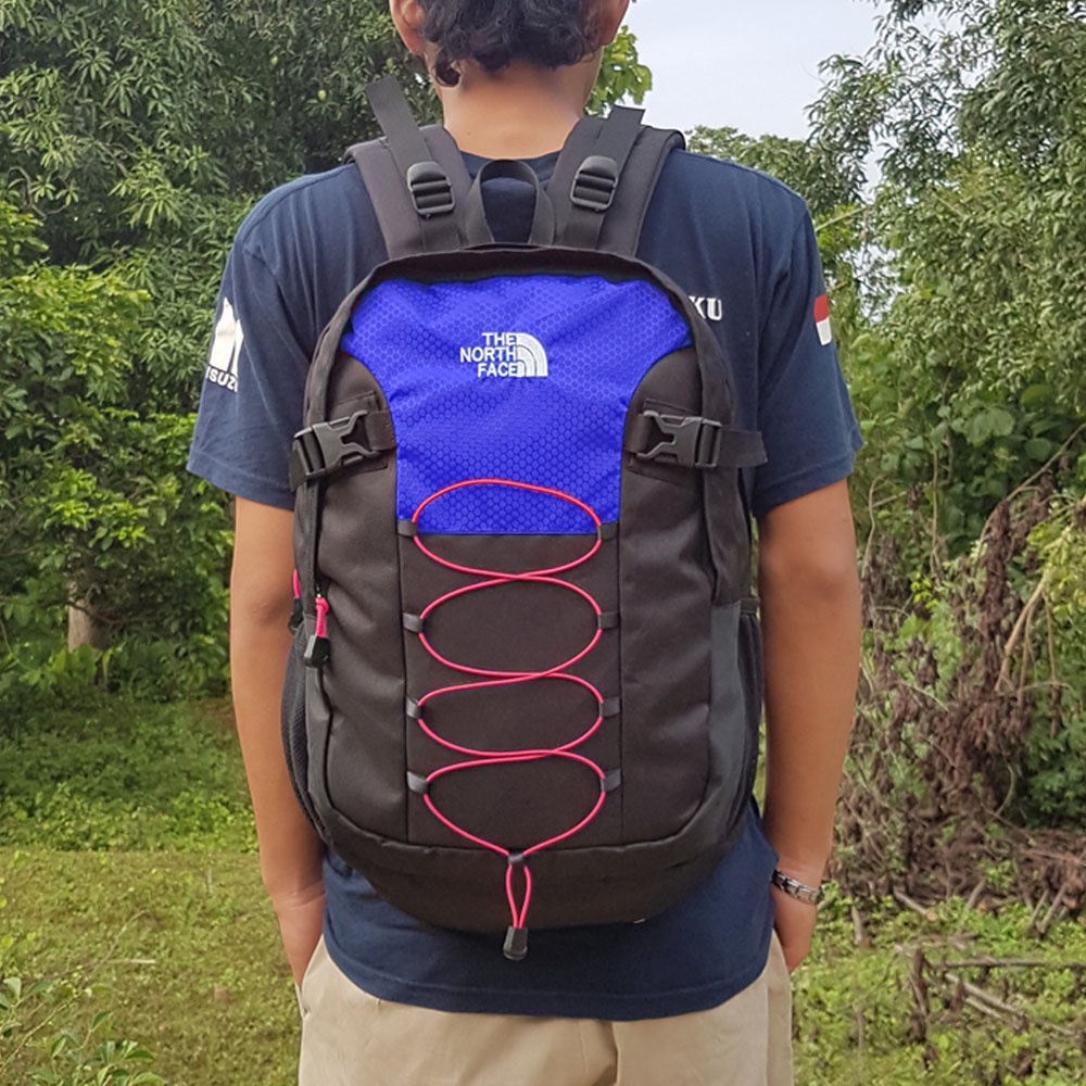 Tas Keril Tas Outdoor 25L TNF BLU Tas Adventure Lightweight Waterproof Backpack Hiking 25 L+Rancofer