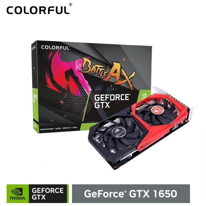 Vga ColorFul Gtx 1650 4 GB EX 4GB-V Ddr6 - Geforce GTX1650 EX 4GB