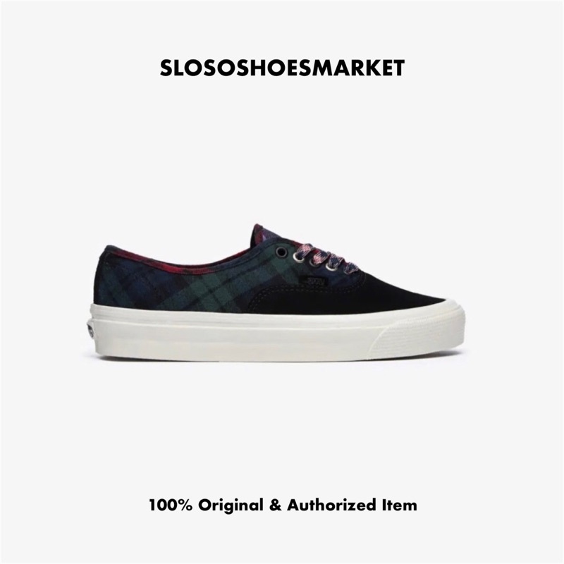 Vans Authentic 44 Dx Anaheim Factory Plaid Mix Black - 100% Original / RESMI