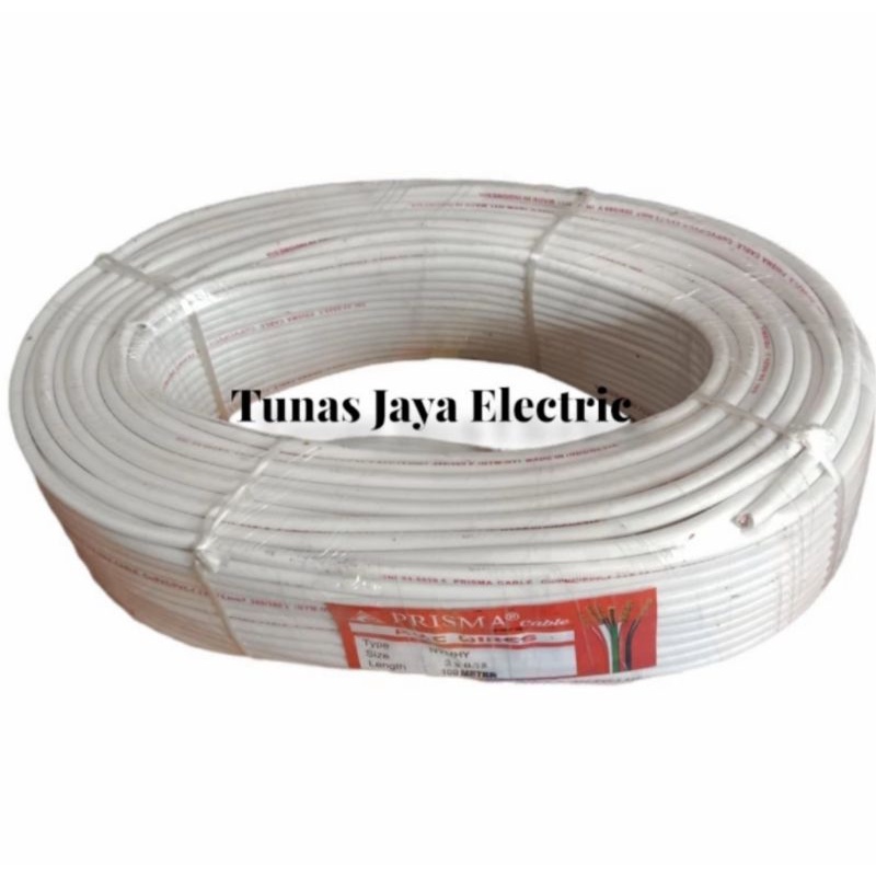 Kabel Serabut Tembaga NYMHY 2x0,75mm @100M PRISMA Standar SNI