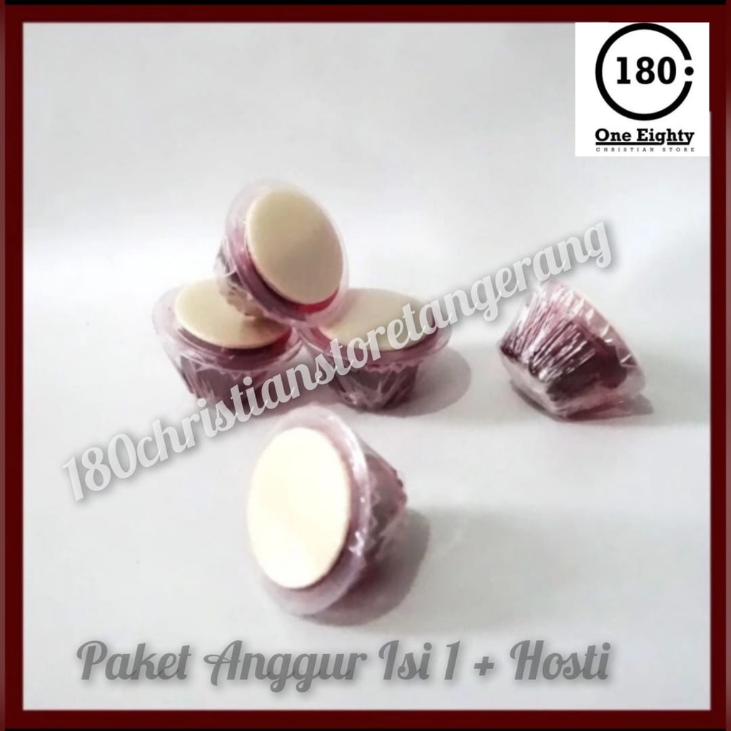 

Anggur Paket Perjamuan Kudus + Hosti Polos - isi 1