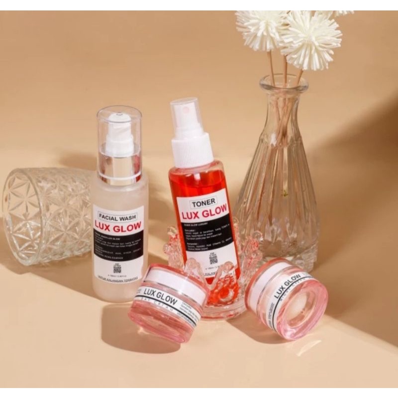 ‼️READY‼️PAKET LUXURY GLOW WHITENING - PEMUTIH WAJAH - WHITENING KULIT