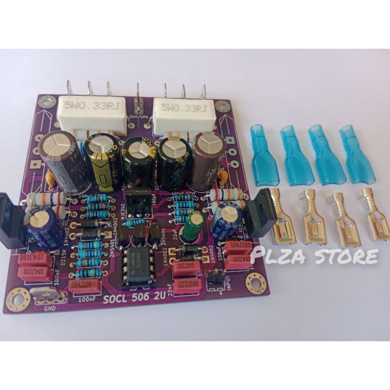 Kit driver power amplifier SOCL 506 Non TEF double layer 2U cocok untuk lapangan/Rumahan kit rakitan
