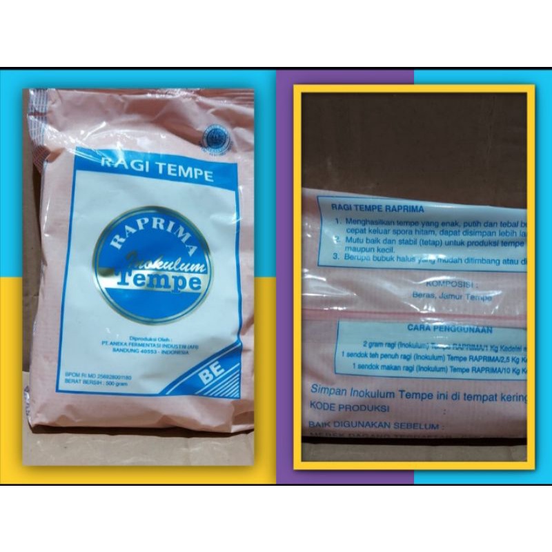 

Ragi Tempe Raprima 500 GRAM BEST QUALITY