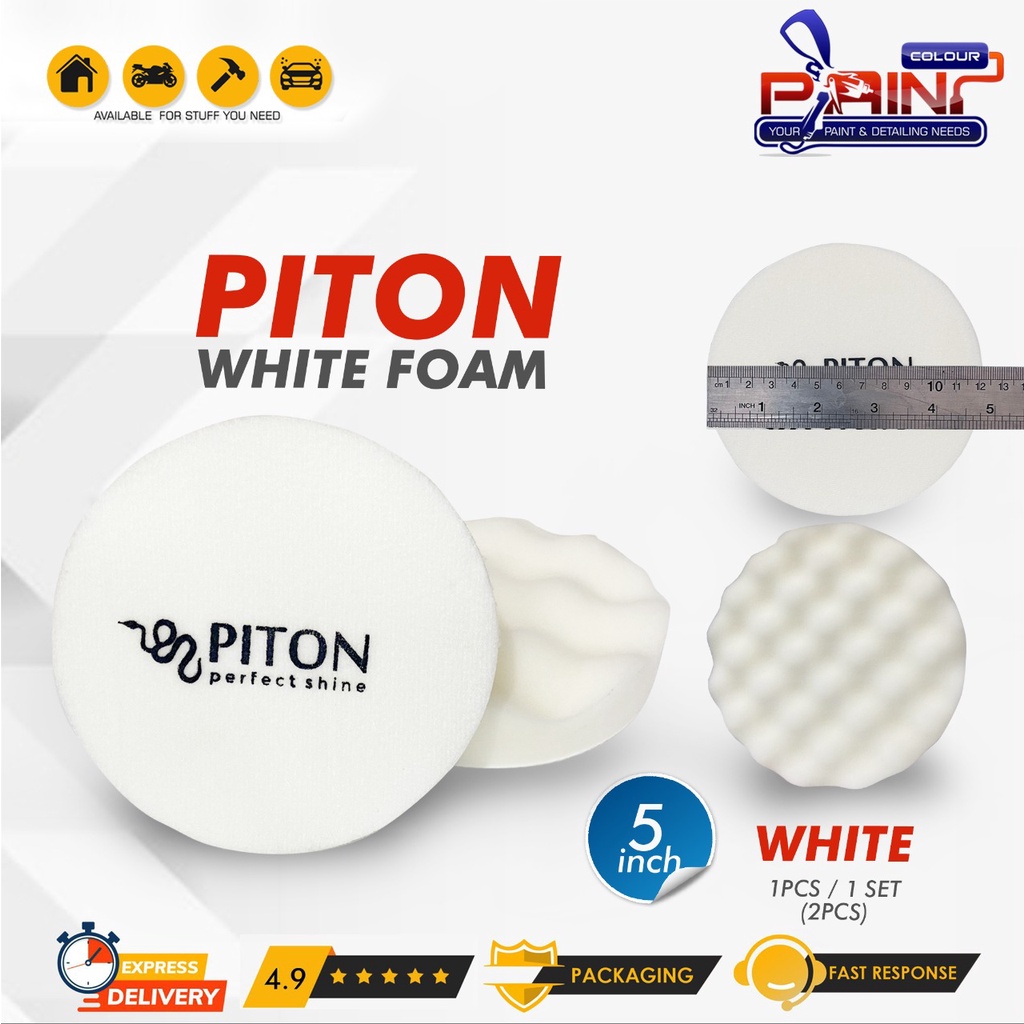 Piton White Foam Poles Body Ukuran 5 Inch