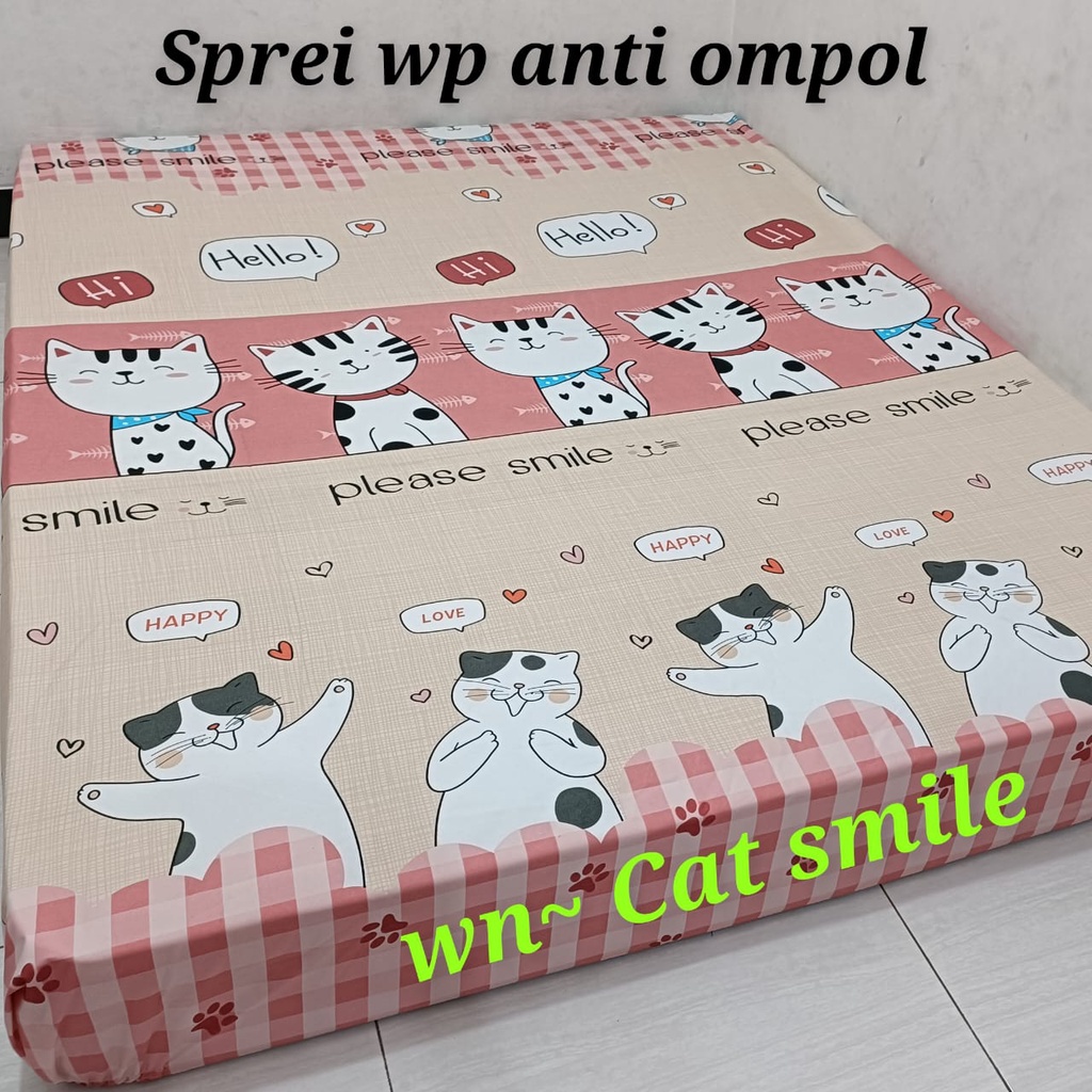 Waty grosir sprei waterproof anti ompol tanpa sarban sargul