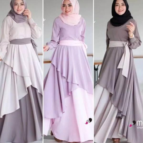 "XC.23Ja23ᴮ" Zalea maxy/dress size S,M,L,XL (Bisa COD) Gamis jumbo Gamis wanita Gamis terlaris Baju 