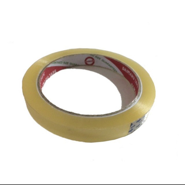 

Lakban OPP Tape Daimaru Cello Tape Isolasi 1/2 inch 12mm x 72 yard - Transparent