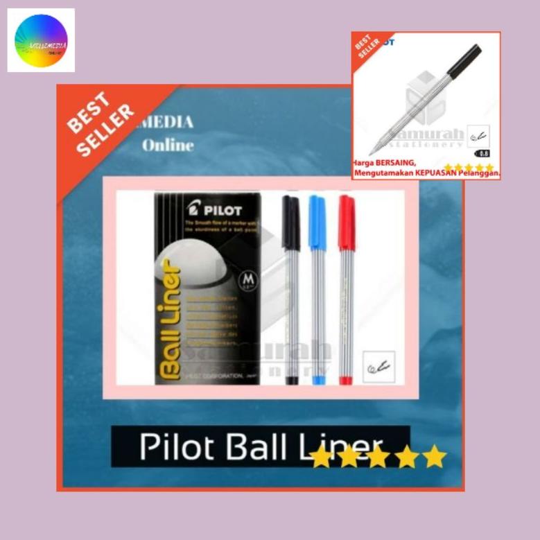 

UT8155 Ballpoint Pilot Balliner 0.8 mm ECER(ORIGINAL PRODUK) ➲Stok Banyak