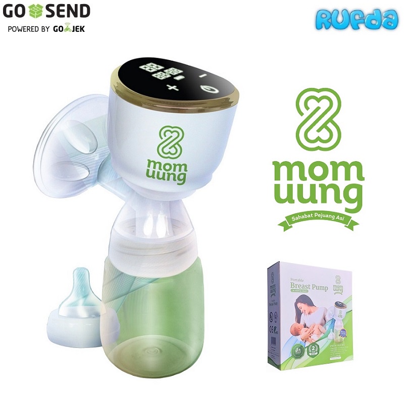 Mom Uung Electric Breastpump Rechargeable with PPSU Bottle MomUung