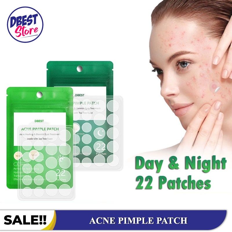 ACNE Patch Isi 22PCS  Obat Jerawat Paling Ampuh - Acne Pimple Patch Treatment Sticker