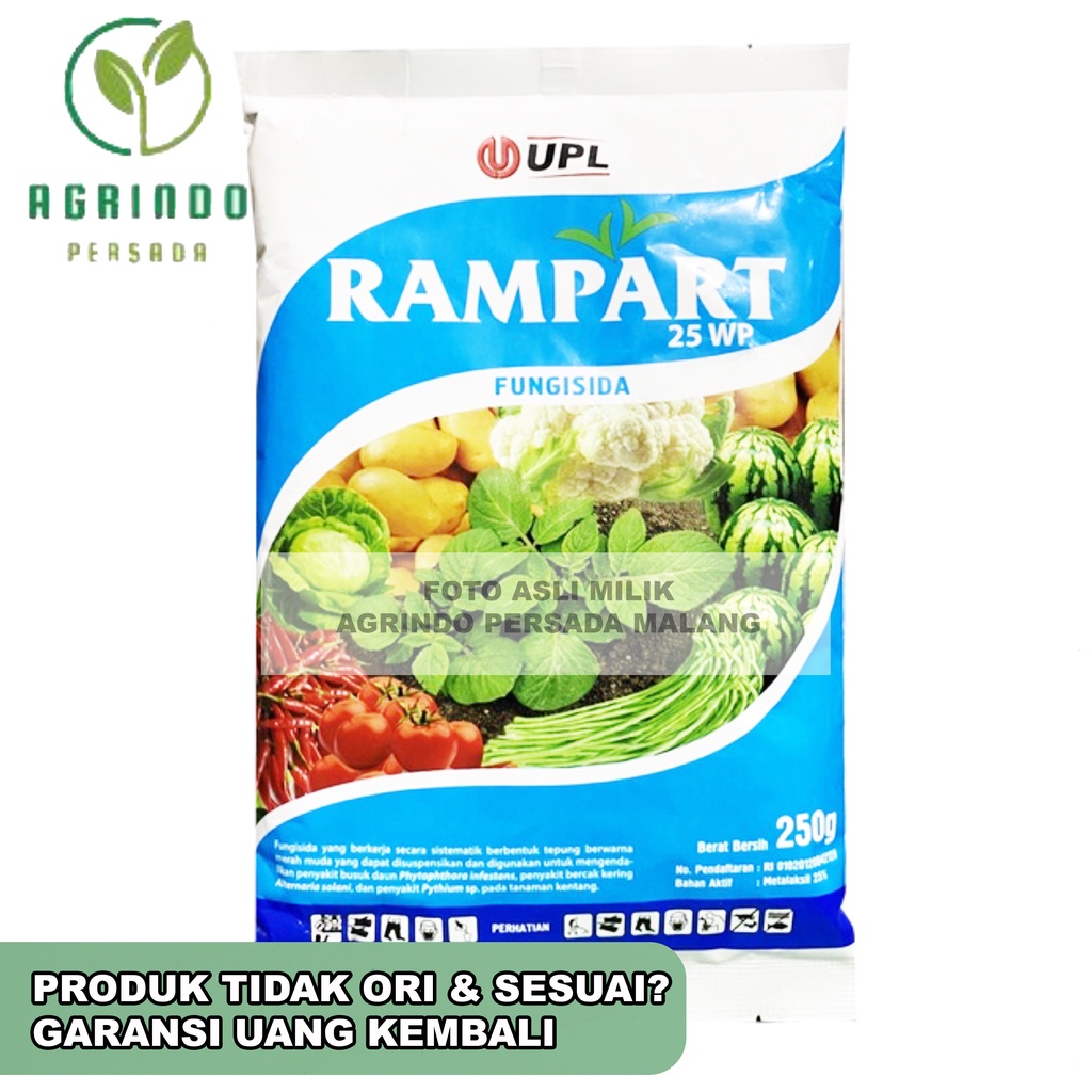 Fungisida Rampart 25WP 250gram | Rampart 250 gram Fungisida Metalaksil UPL