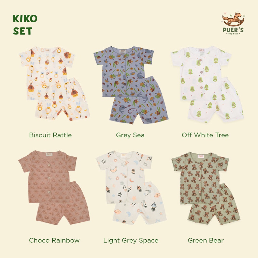 SETELAN BAYI NEWBORN PUER'S KIKO SET