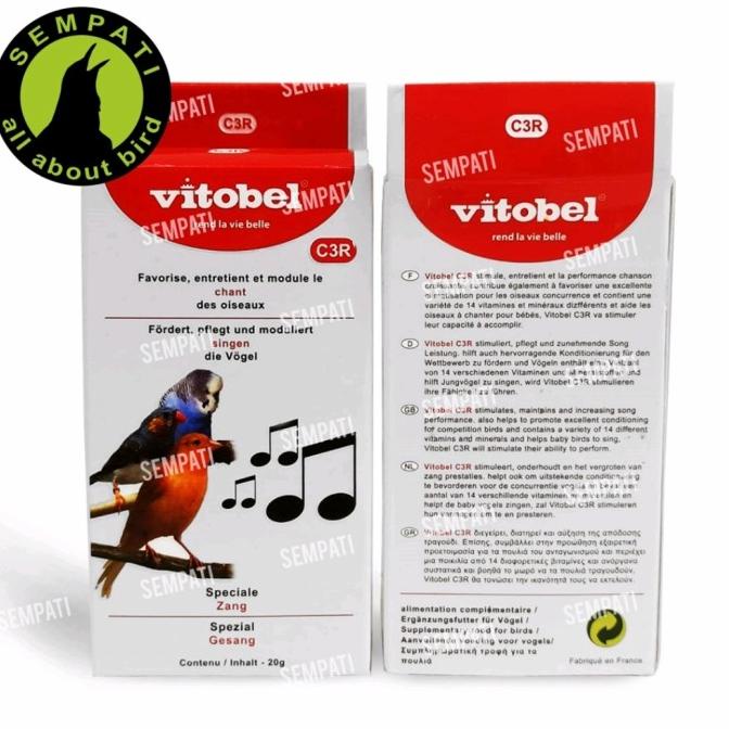 C3R Vitobel Vitamin Burung Meningkatkan Rajin Bunyi Stamina