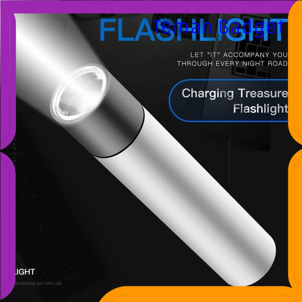 TG-SNT Albinaly Senter LED Mini USB Rechargeable Battery  XPE - TG-S199