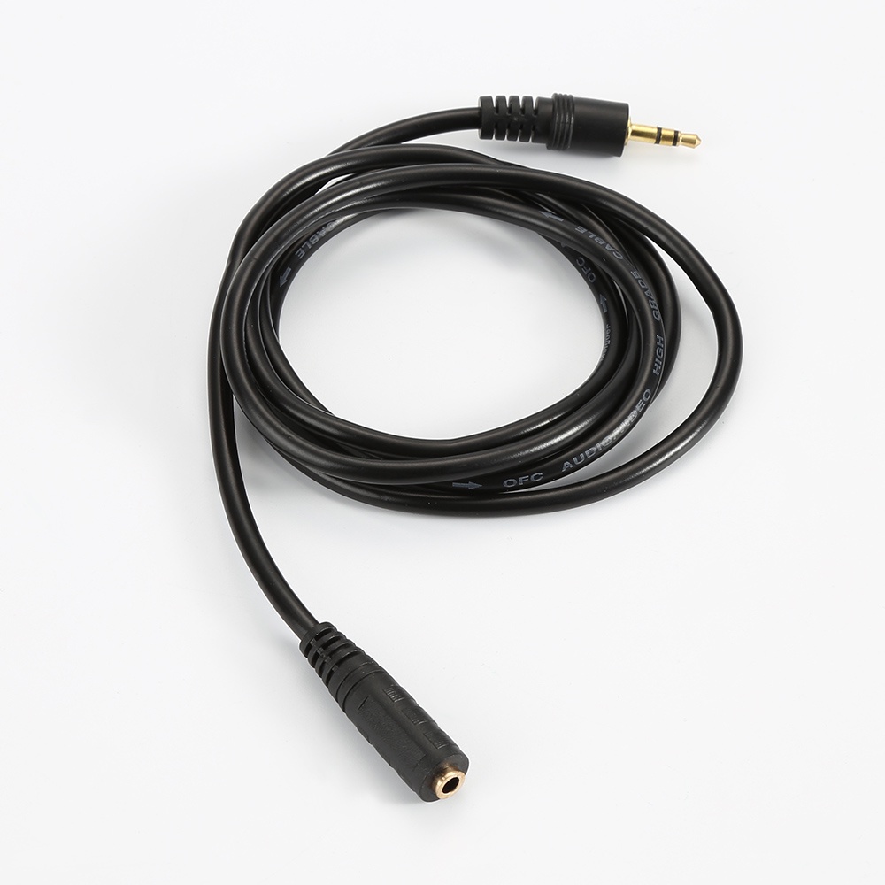Kabel Jack Audio Male to Female 3 Meter Gold Kabel Jack Audio 3,5 mm