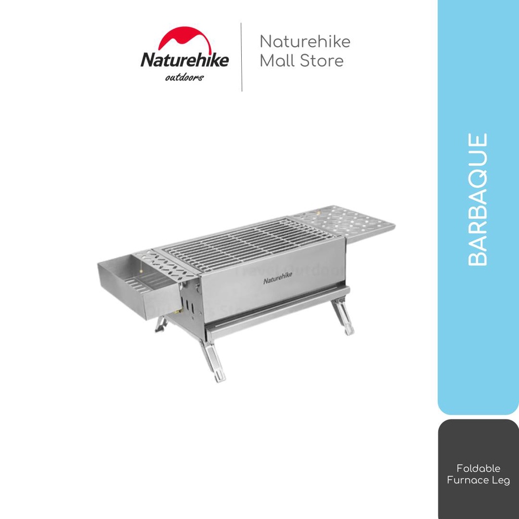 BARBAQUE BBQ GRILL STAINLESS PORTABLE CAMPING NATUREHIKE CNH22CJ016