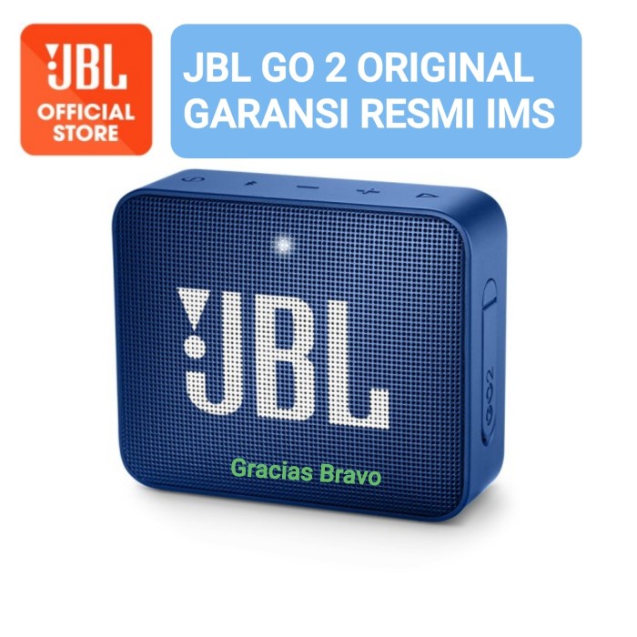 JBL GO 2 ORIGINAL GARANSI RESMI GO2 PORTABLE BLUETOOTH SPEAKER IPX7